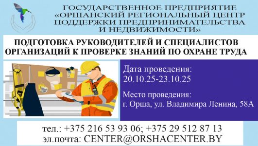 Подготовка руководителей и специалистов организаций к проверке знаний по охране труда 20.10.202-23.10.2025